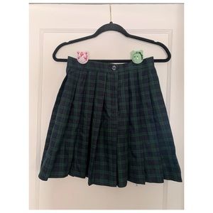 Nasty gal pleated plaid skirt